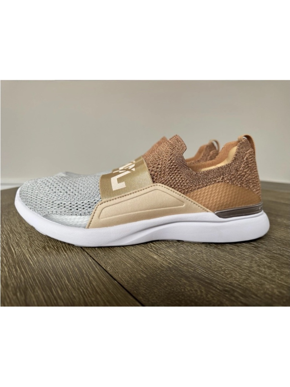 APL Slip-On Knit Sneakers in Gold, Rose Gold, Silver - Picture 3 of 6